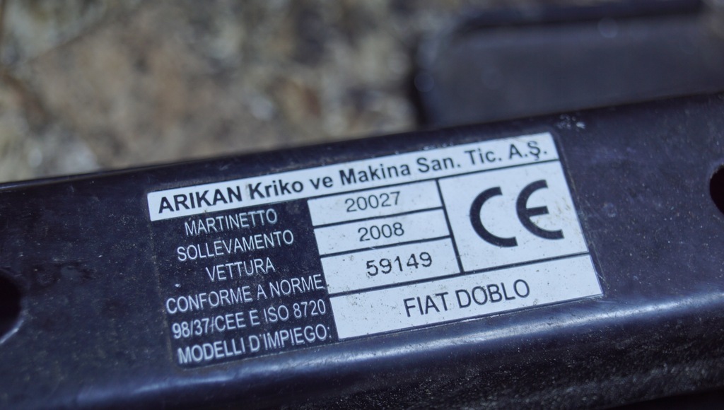 фото №7, Домкрат подъемник fiat doblo