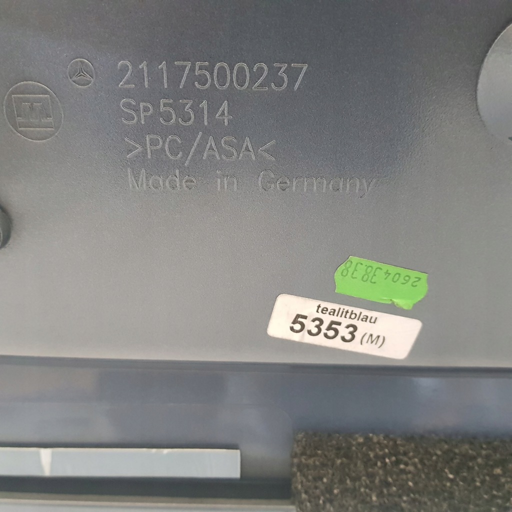 фото №8, Mercedes e klasa 211 накладка кришки накладка 353 now