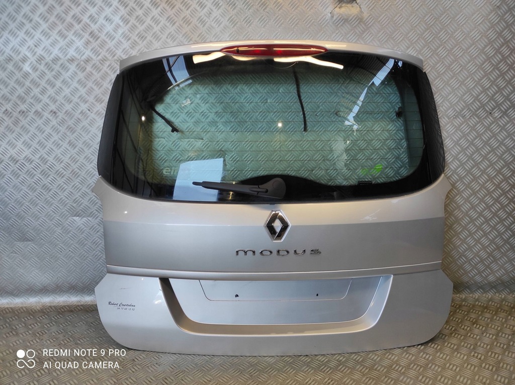 фото №1, Кришка багажника багажника комплектна задня renault modus lift 2007-2012 ted 69