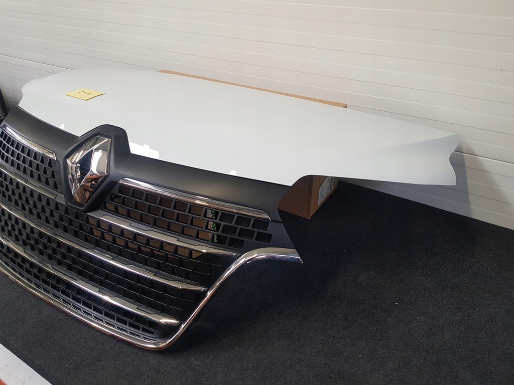 фото №3, Капот крышка передняя решётка радиатора renault master iv