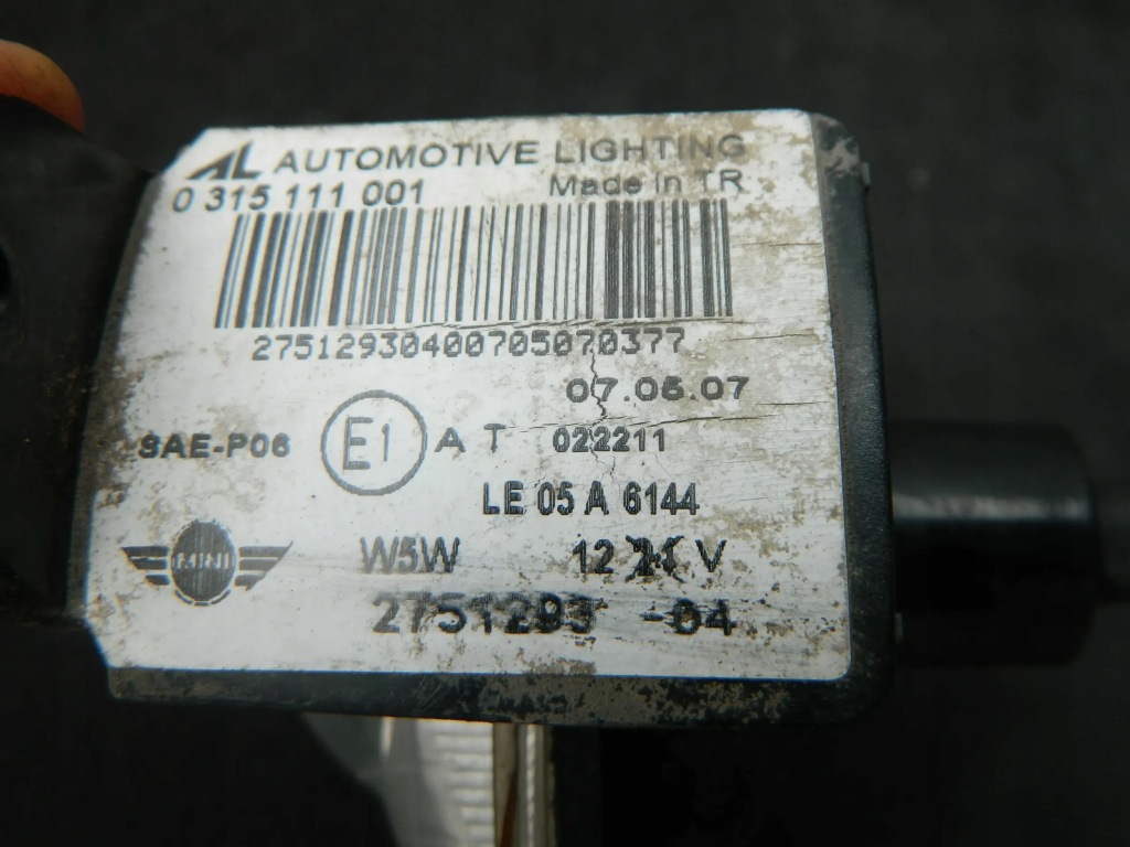 фото №5, Mini cooper r56 протитуманна фара лівий перед 2751293