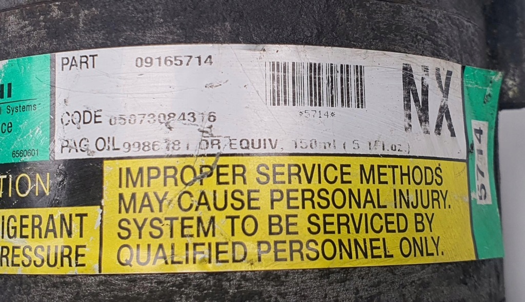 Компресор кондиціонера opel astra ii g 2.0 t 09165714 6561047 Київ