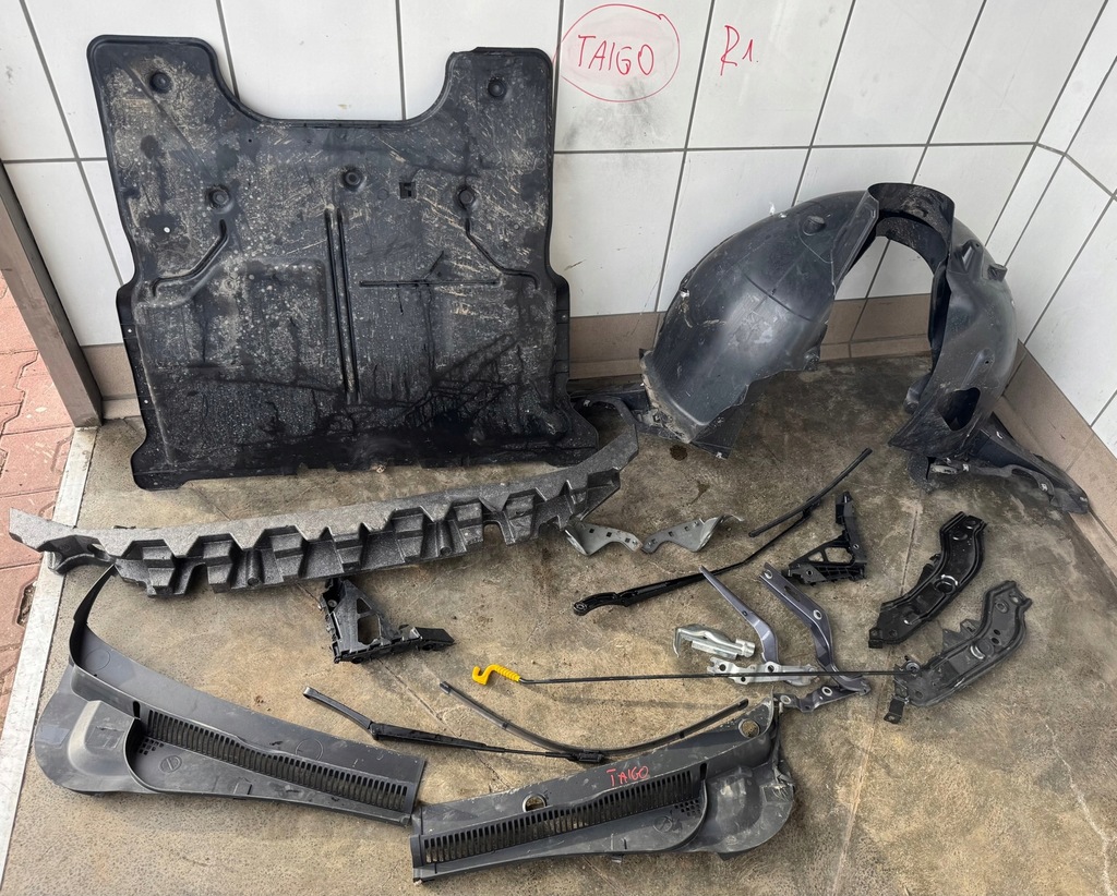 фото №13, Vw taigo r-line full led kompletny перед радиатор бампер pas передний