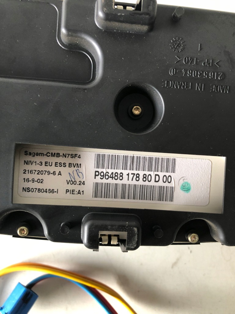 фото №7, Блок керування набір стартовий citroen xsara 1.4 9646243580