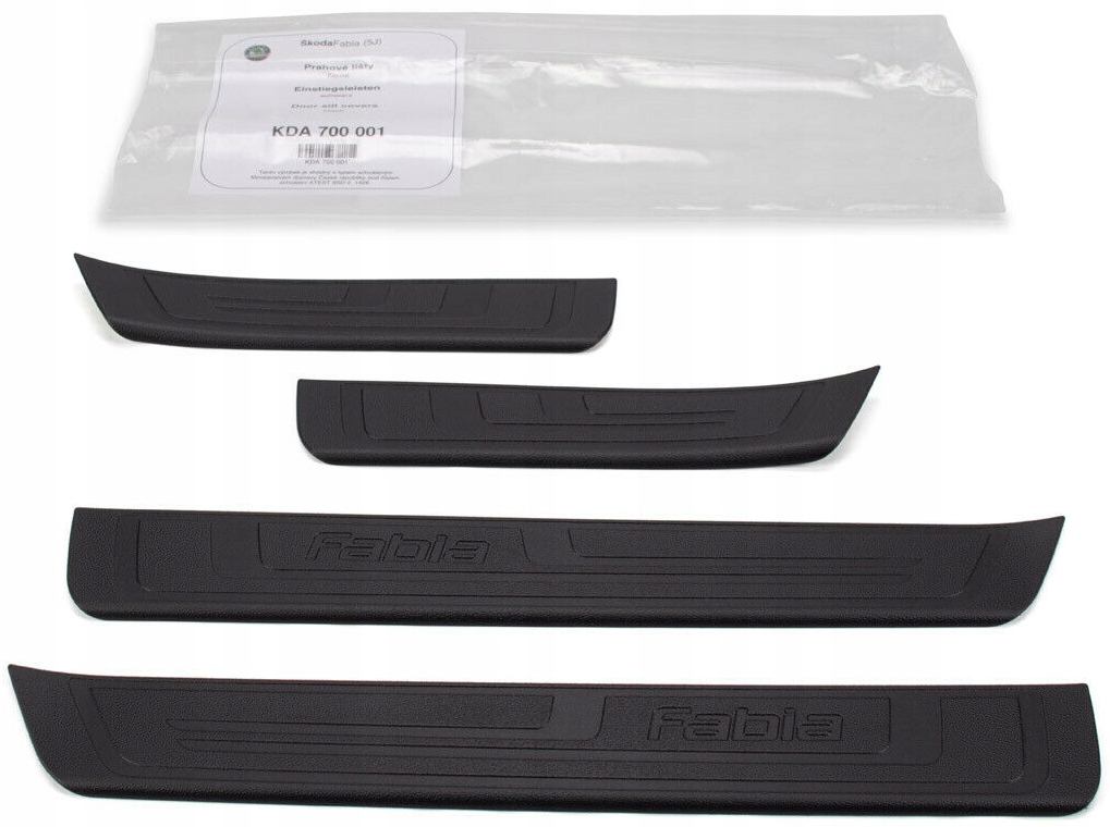 фото №1, Накладки пороговые накладки skoda fabia 2 ii оригинал