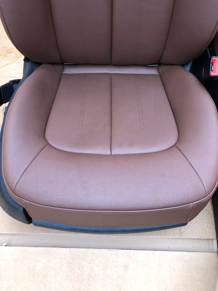 фото №11, Audi a7 c7 4g коричневі сидіння підігрів обшивки комплект пробіг 24 km