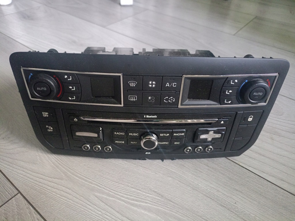 фото №1, Панель керування обдув кондиціонера радіо cd 96715288zd citroen kompletny