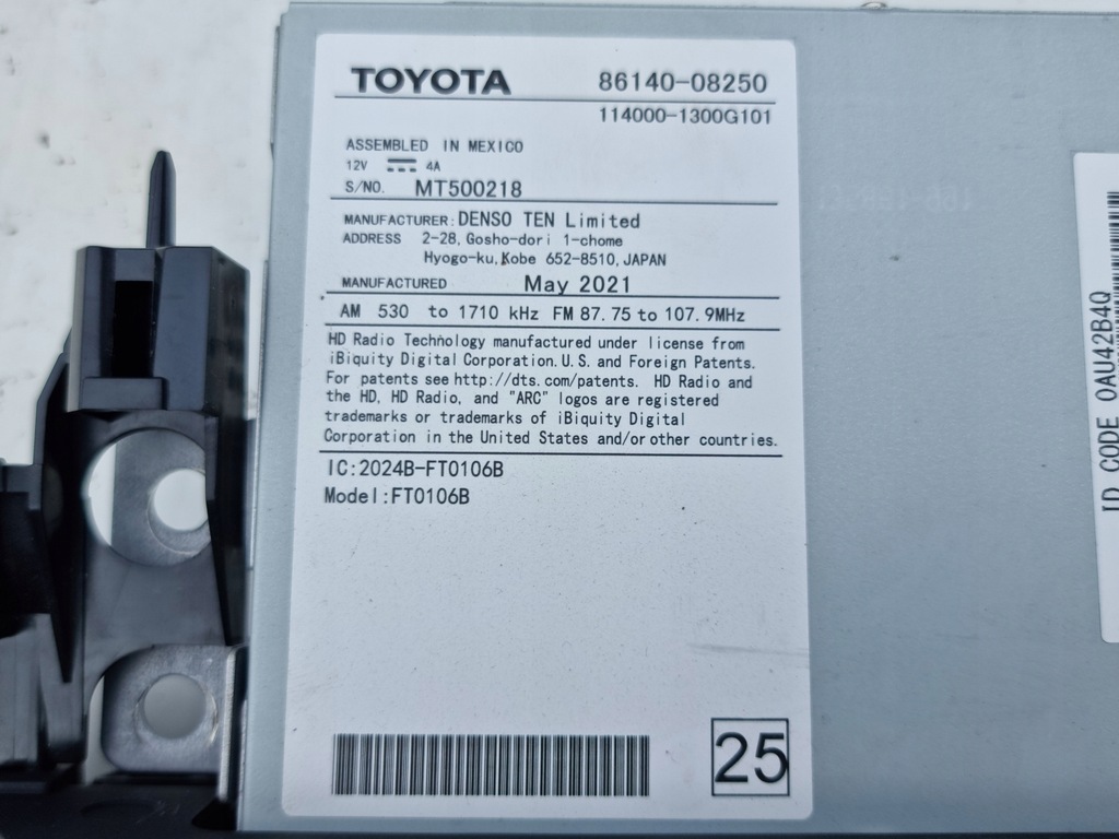 фото №6, Toyota sienna 2.5 hybrid xle радио экран навигация дисплей 2021-