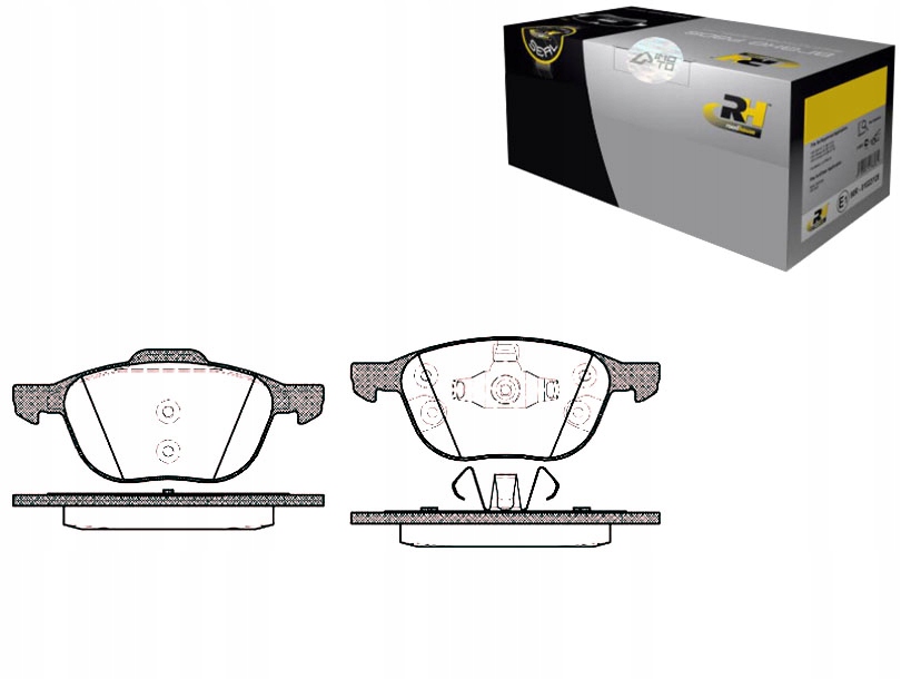 фото №1, Гальмівні колодки гальмівні ford c-max grand mazda 3 volvo c3