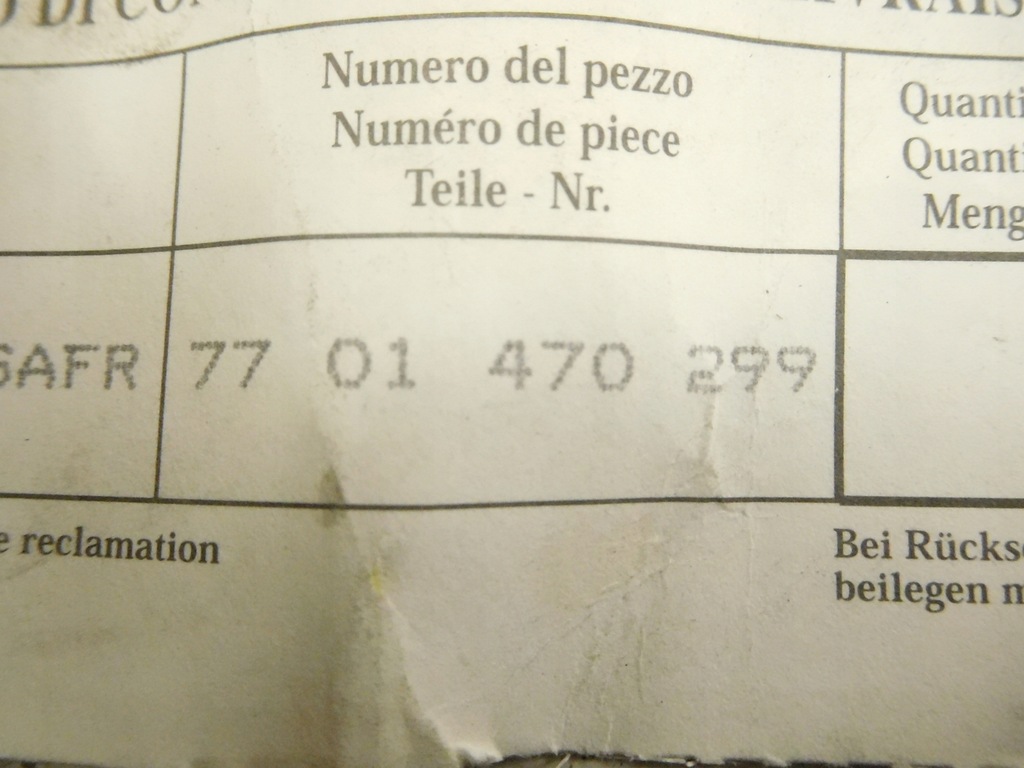 фото №7, Захист шарнір renault clio i ii 7701470299