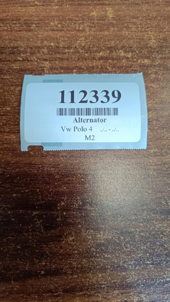 Vw polo iv 1.2 генератор 03d903025j с Разборки