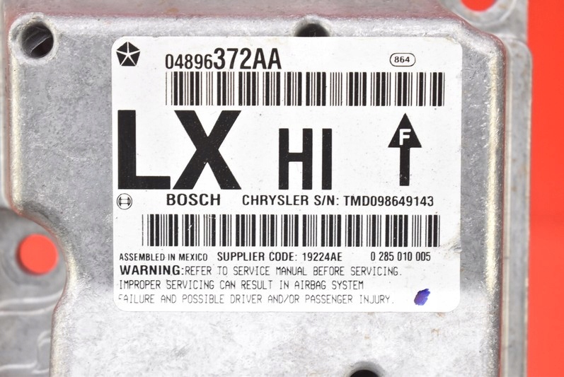 фото №7, Модуль датчик подушка безопасности подушек 04896372aa dodge magnum chrysler 300c 03-08