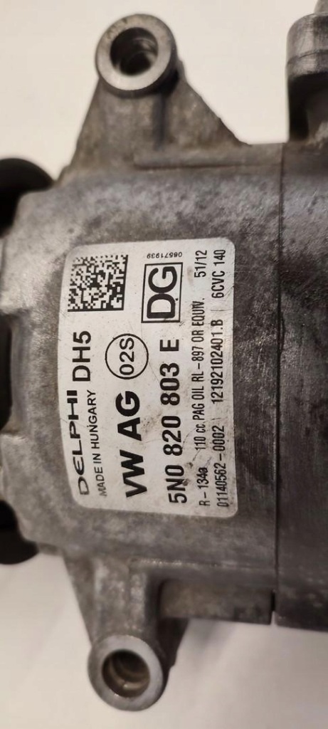 фото №6, Skoda octavia ii scout компрессор кондиционера 2.0tdi 5n0820803e