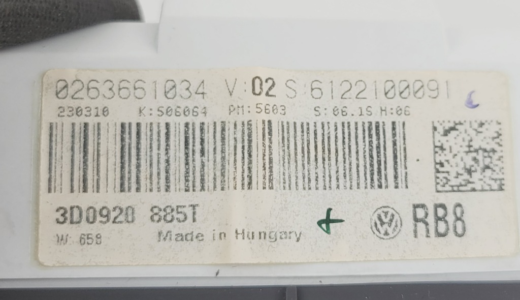 фото №7, Vw phaeton i lift 3.0 tdi счетчик приборная панель приборы 3d0920885t europa