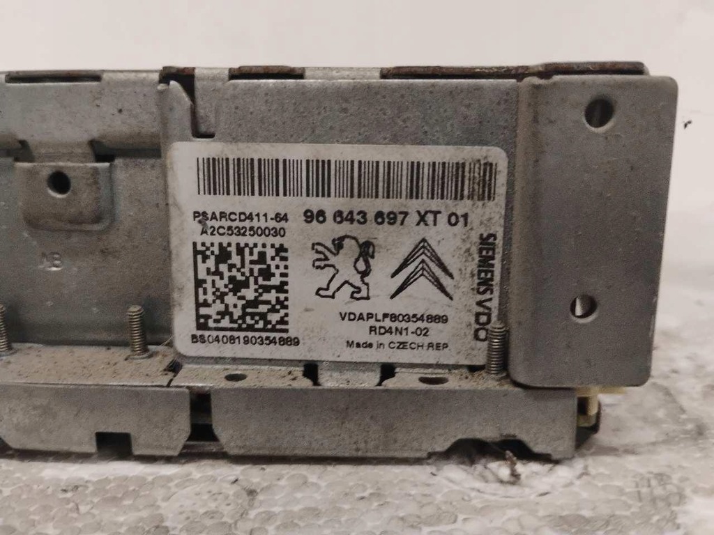 фото №5, Радио cd citroen c3 96643697xt