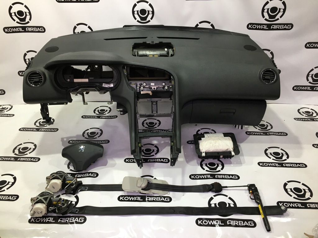 фото №1, Peugeot 5008 i панель приладів консоль подушка безпеки подушки безпеки ремені оригінал демонтаж