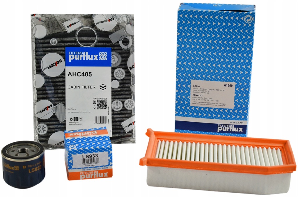 фото №1, Purflux набор фильтров renault captur i 1.5 dci