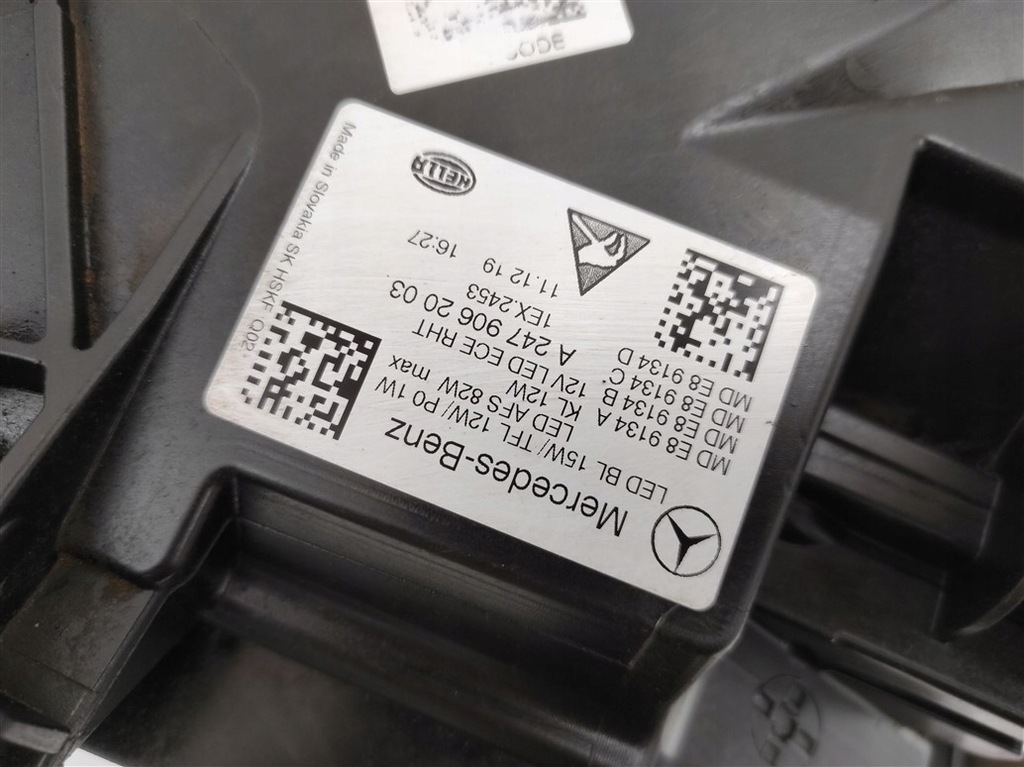 фото №10, Лампа права перед mercedes b 247 w247 full led