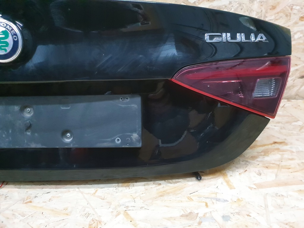 фото №6, Alfa romeo giulia кришка багажника багажника 401 незабарвлений