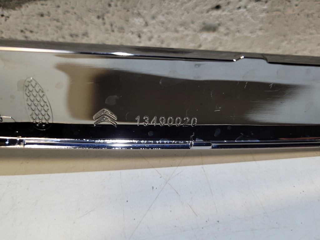 фото №7, Молдинг бампера перед c3 aircross хром 17+