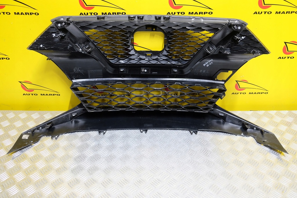 фото №14, Nissan maxima 2019- решётка радиатора решётка радиатора перед хром usa