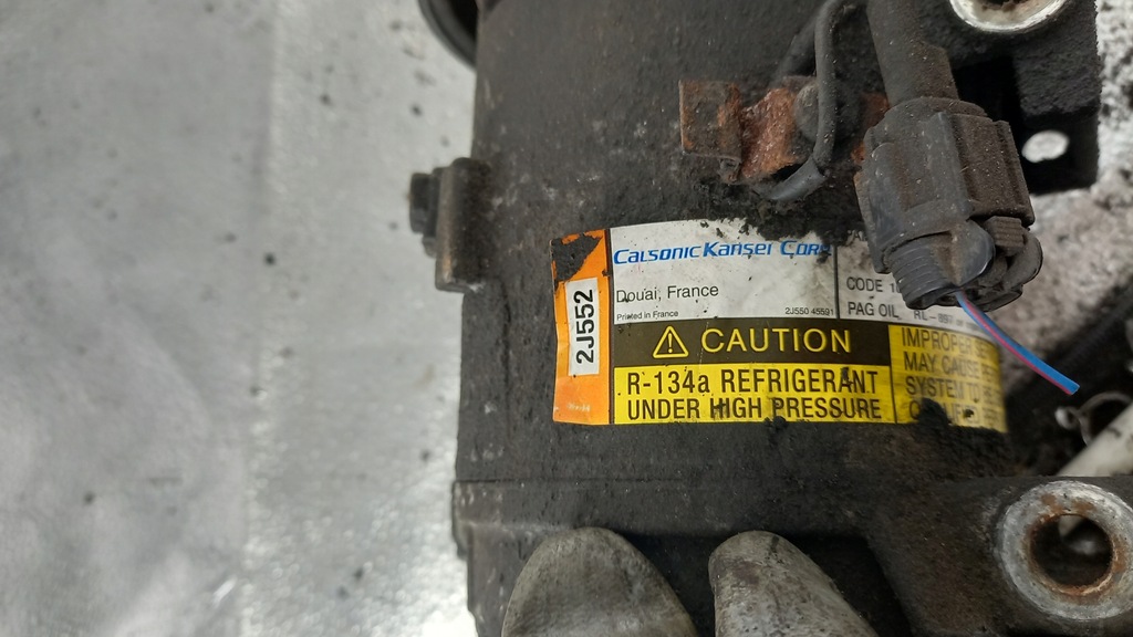 фото №4, Компрессор кондиционера nissan primera p12 03r 1.8b