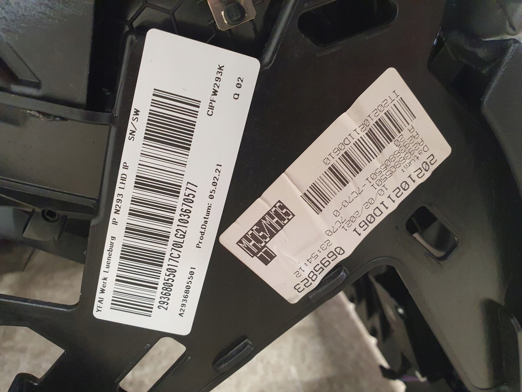 фото №8, Mercedes eqc n293 w293 панель приладів консоль панель приладів демонтаж