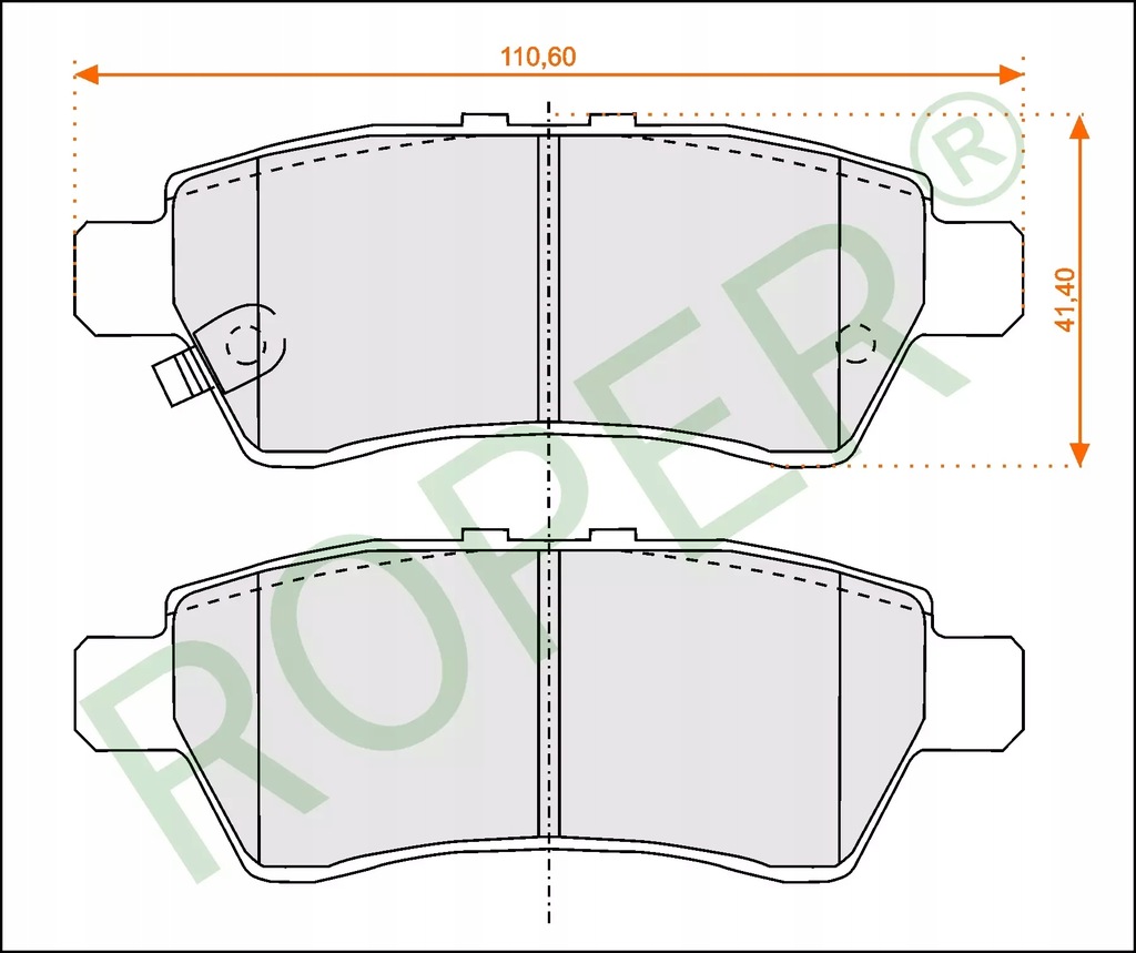 фото №1, Гальмівні колодки задня nissan navara pathfinder iii