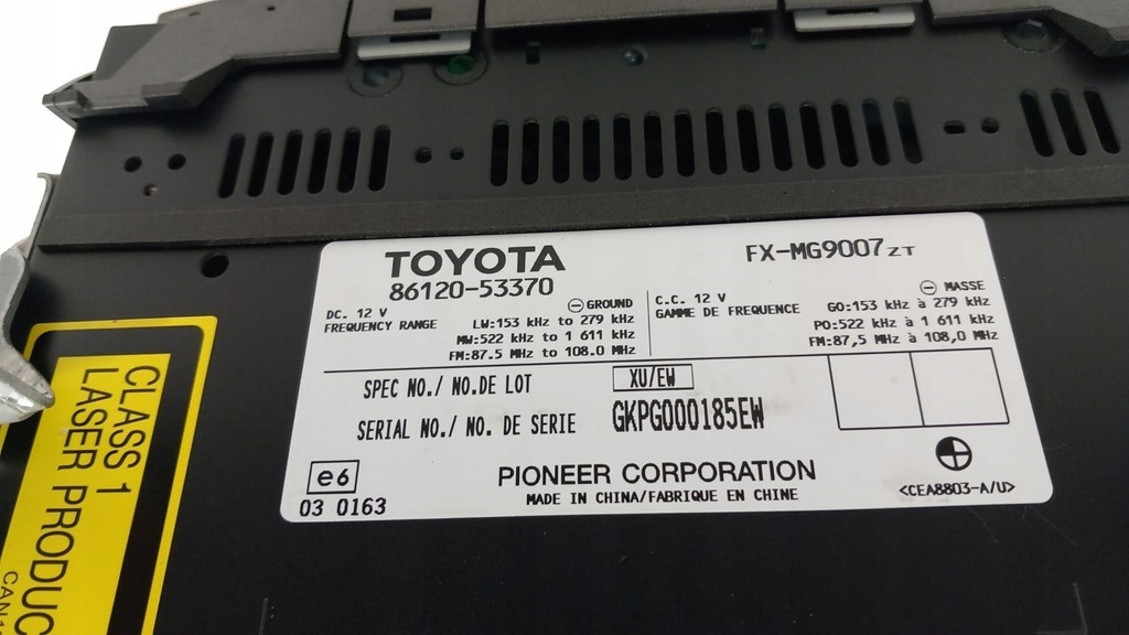 фото №4, Lexus is 220 is250 радіо cd панель консоль 8612053370