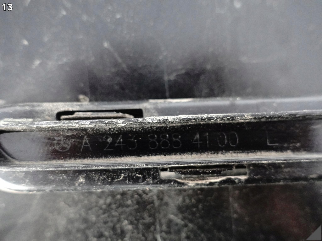 фото №14, Mercedes eqb w243 x243 21- решётка радиатора решётка радиатора накладка w бампер перед a2438884100