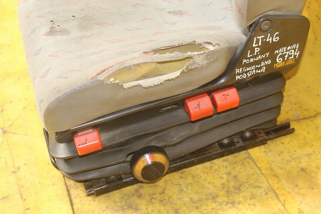 фото №8, Сиденье левый перед пневматический надувной mercedes sprinter vw lt crafter