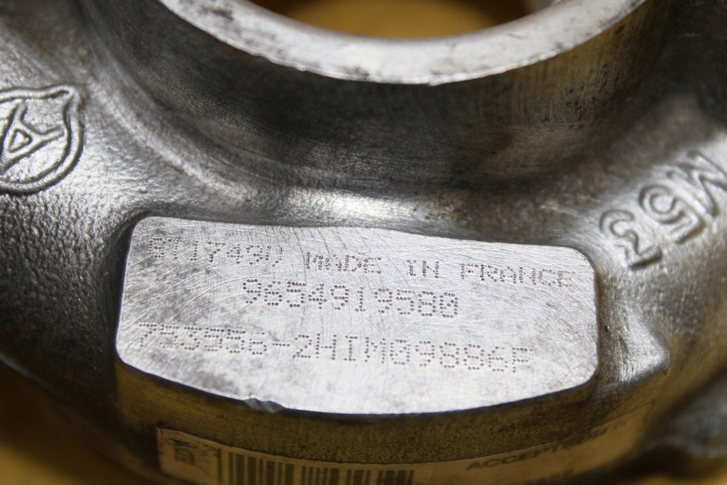 фото №6, Корпус турбіни peugeot 407 2.0 hdi 9654919580