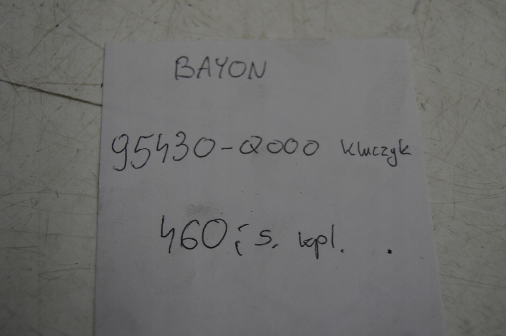 фото №11, Bayon замок зажигания вкладка ключ