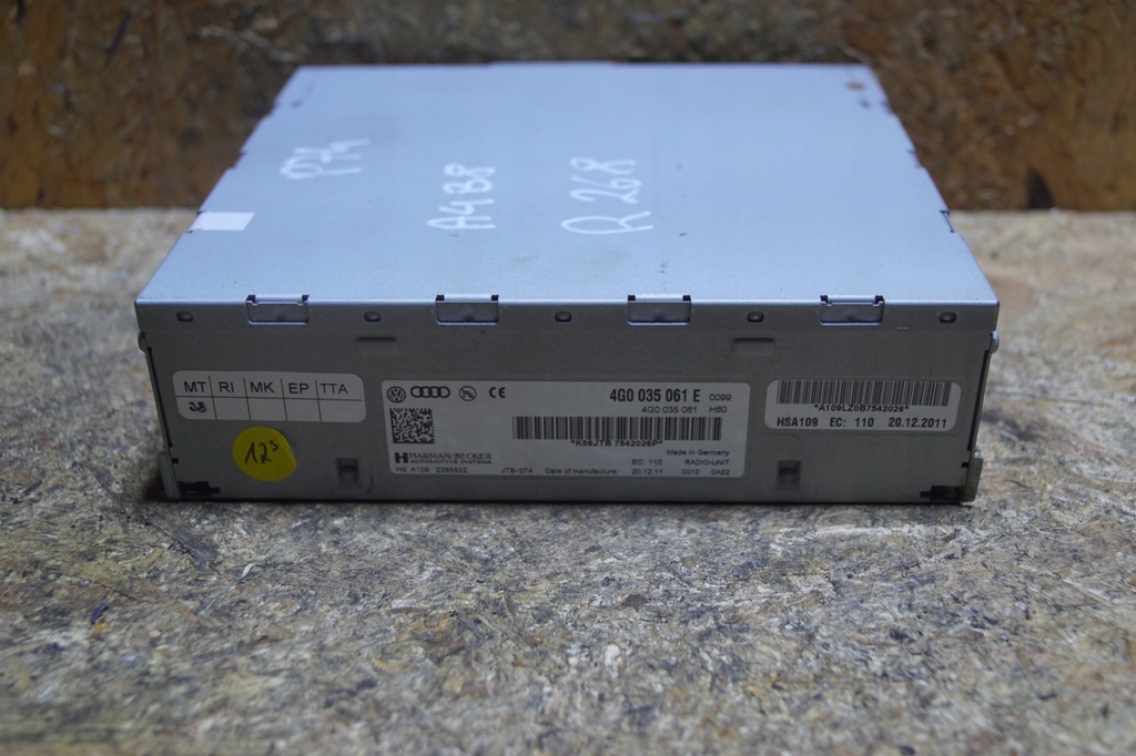 фото №6, Тюнер радіо audi a4 b8 a5 a6 4g0035061e