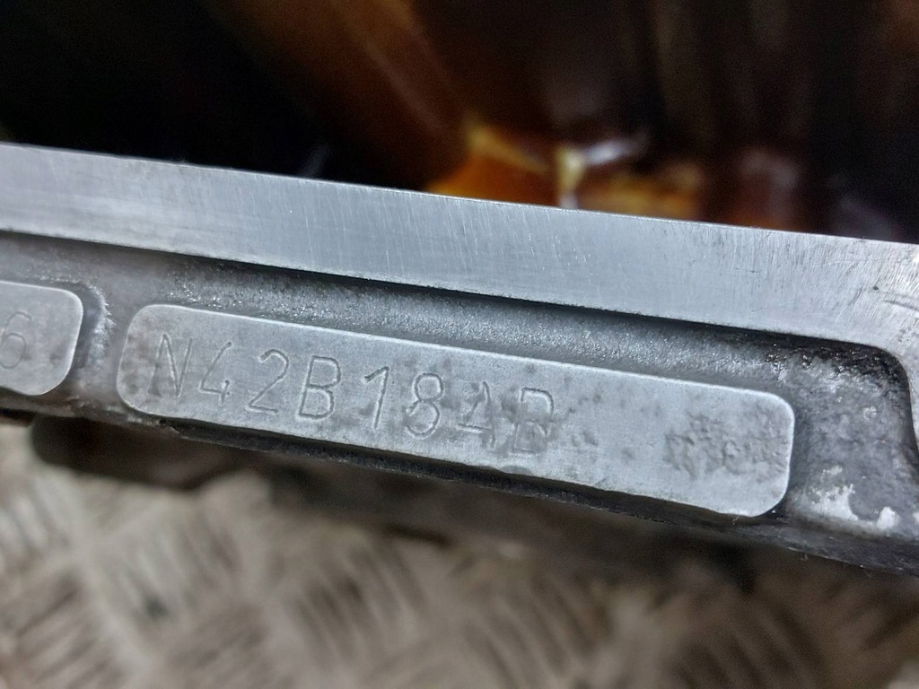фото №10, Dół двигуна блок поршні wał піддон вкладиші bmw e46 lift 316i n42b18a