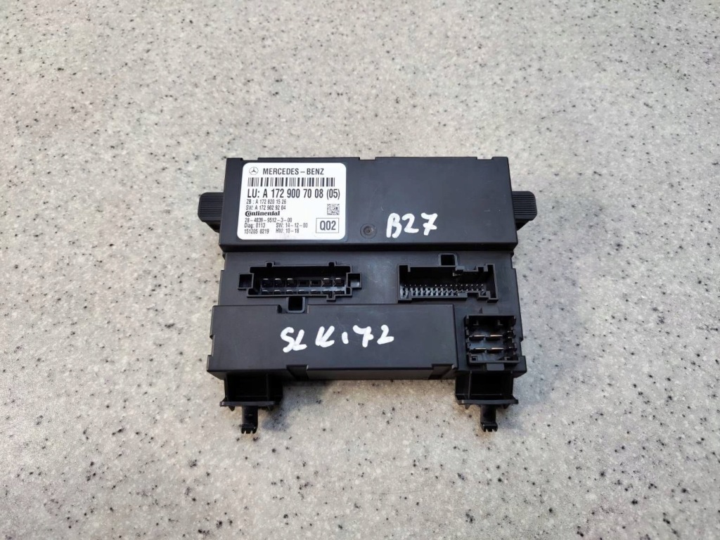 фото №1, Модуль блок керування дах mercedes slk r172 w172 a1729007008