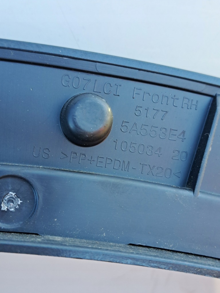 Bmw x7 g07 рестайлінг  m-pakiet молдинг накладки крила перед ліва права задній задня. Київ