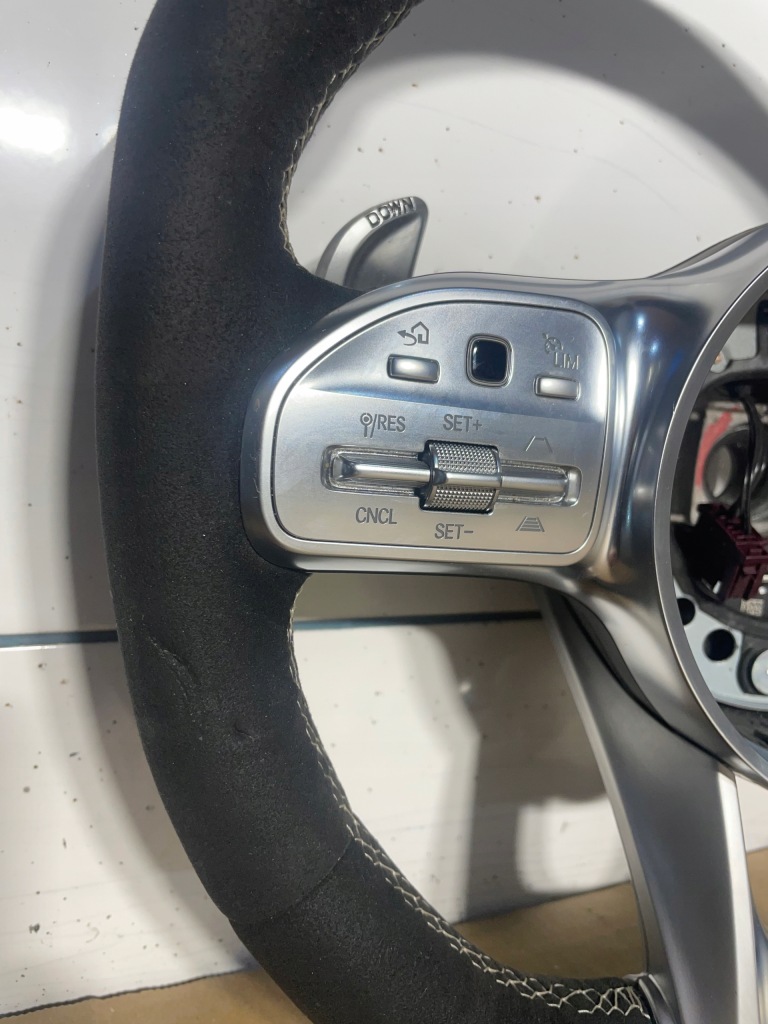 фото №7, Mercedes w222 w205 w257 w213 w177 воздуховод amg alcantara лепестки переключения 63 amg