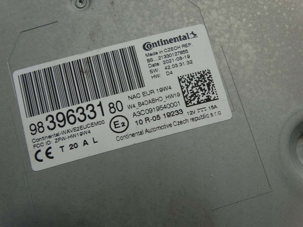 фото №8, Радіо навігація citroen c4 iii peugeot 2008 ii 9839633180 2020r.-