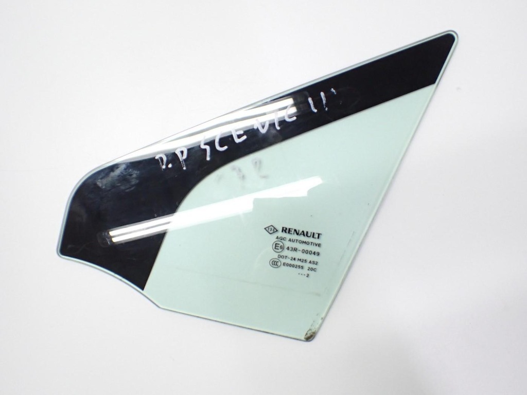 фото №1, Стекло дверь правый перед оригинал renault scenic iii 13r