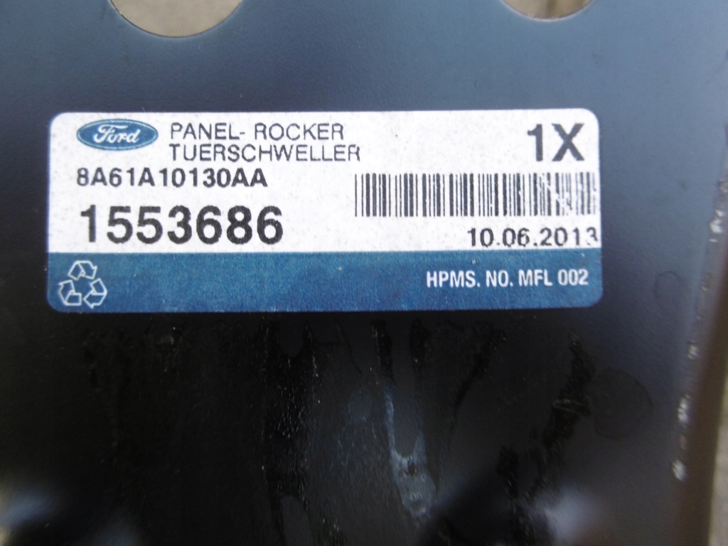 фото №7, Ford fiesta mk7 - порог правый новый