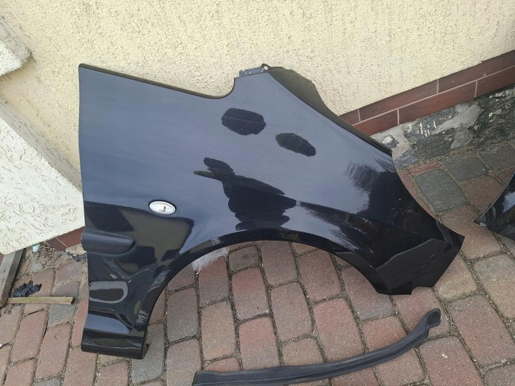 фото №11, Крыло передний правый lub левый peugeot 1007 чёрный 04-07