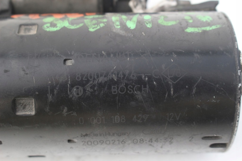 фото №7, Стартер 8200741476 renault scenic iii 1.9 dci