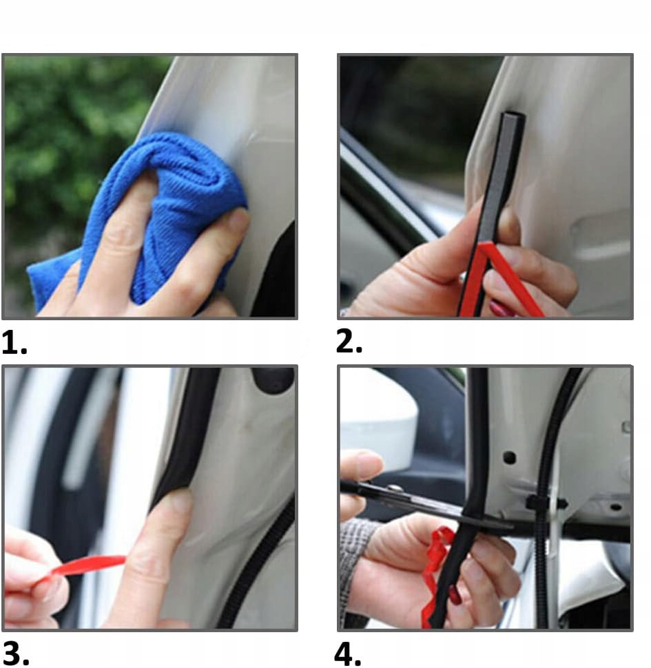 фото №7, Прокладка дверная защита край дверь автомобиля, 5m, универсальный, łodzi