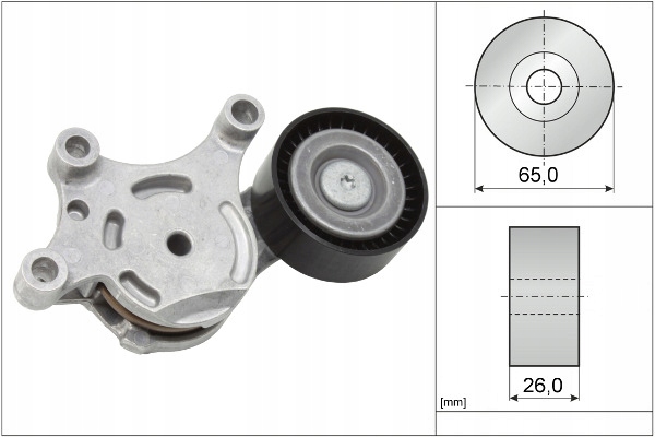фото №2, Натягувач ремінь багаторучний. peugeot