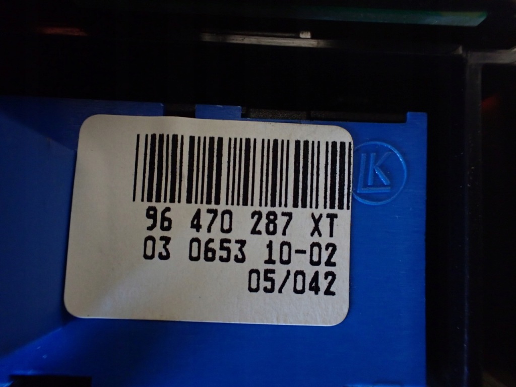 фото №9, Панель керування обдув кондиціонера peugeot 407 sw