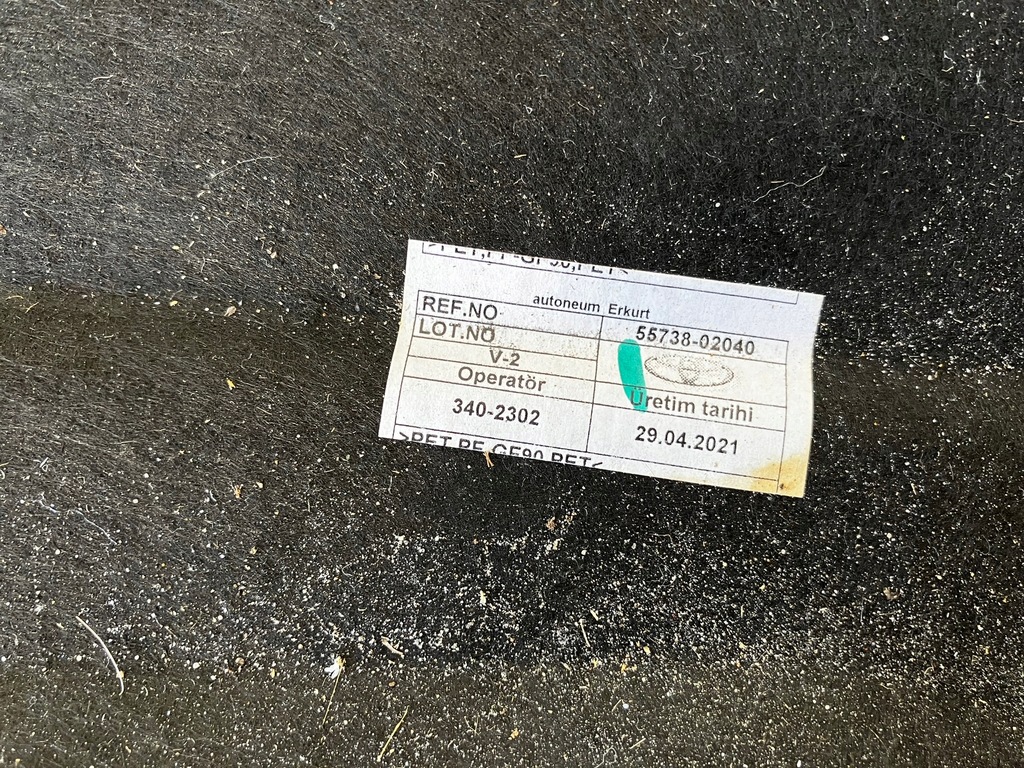 фото №12, Corolla e21 2.0 гібрид шумоізоляція захист теплова жабо 55738-02040