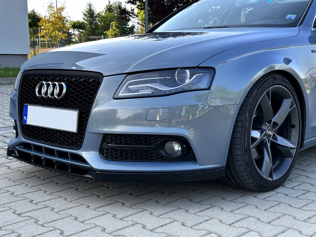 фото №14, Накладка pod бампер audi a4 b8 08-11 спойлер сплиттер бампера a4 b8