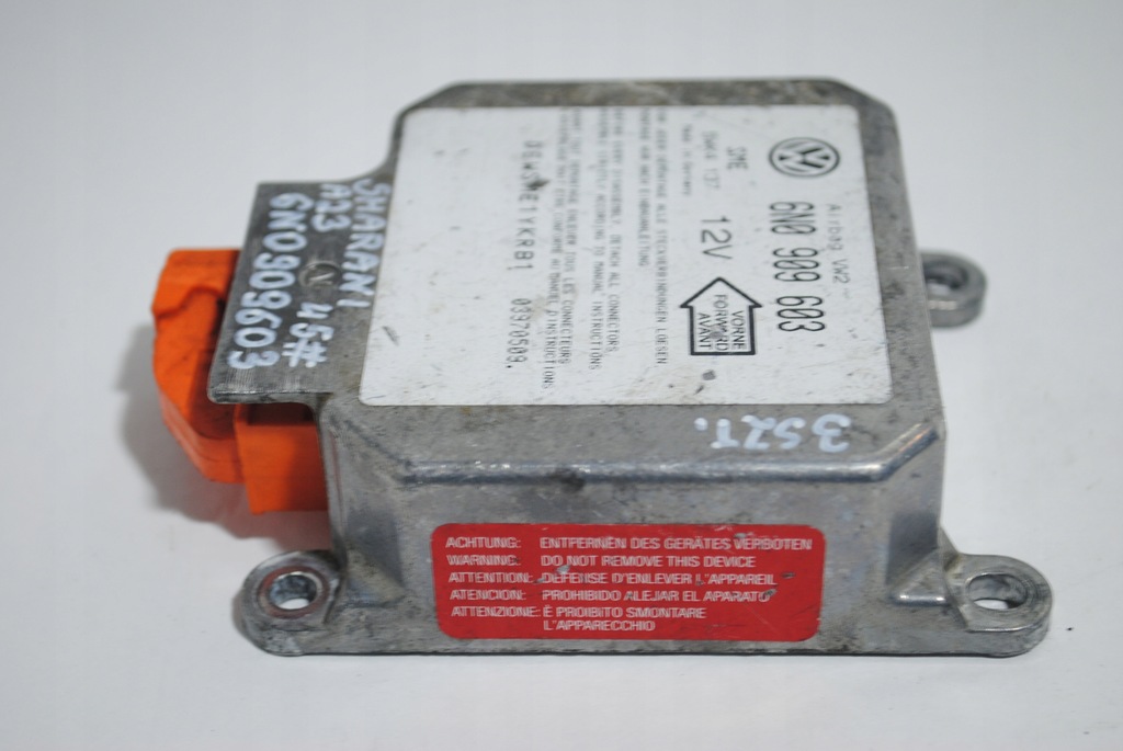 фото №5, Модуль датчик подушка безпеки vw sharan i 6n0909603