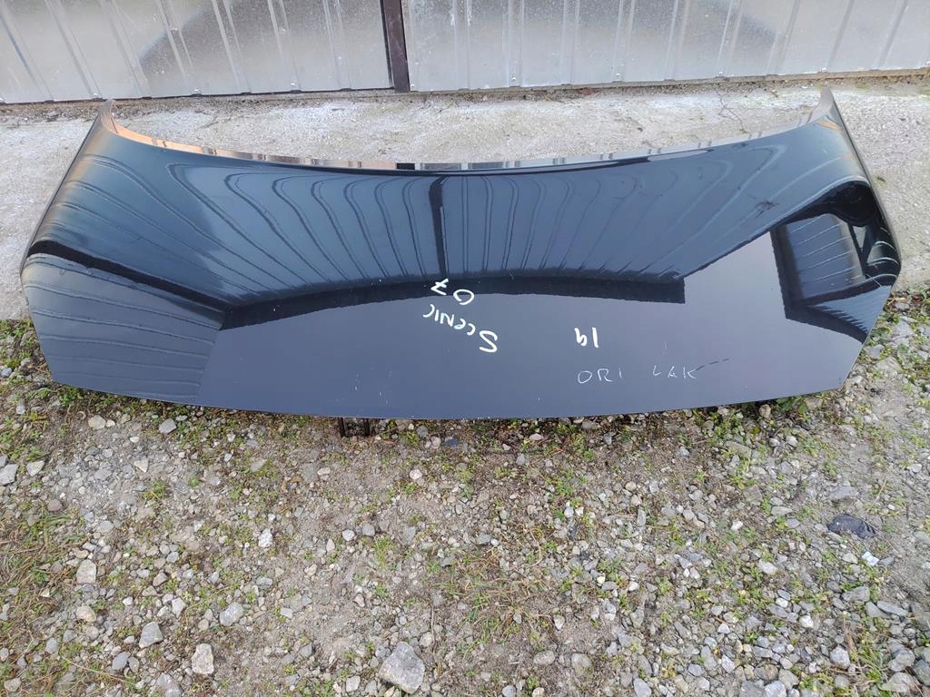 фото №3, Капот renault scenic ii nv676 czarna ori лак